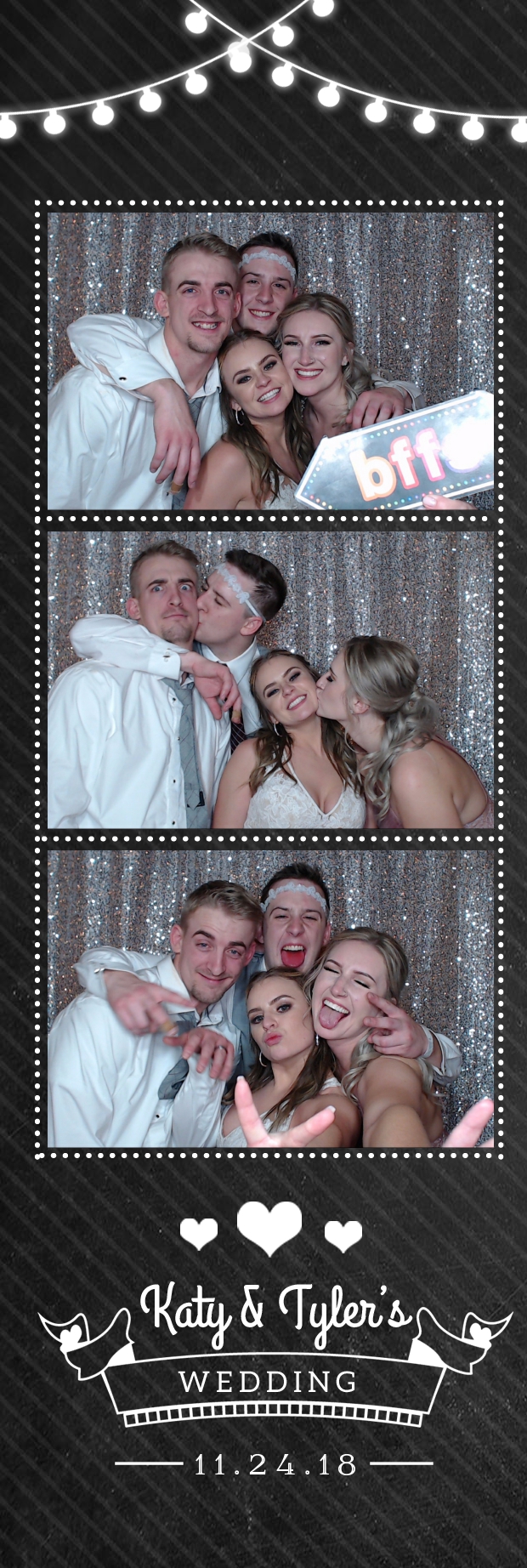 Katy and Tyler's wedding  | View more photos from the event at gallery.photoboothbillings.com/u/PhotoBoothBillings/Katy-and-Tylers-wedding